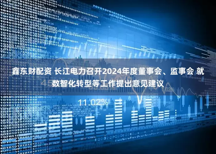 鑫东财配资 长江电力召开2024年度董事会、监事会 就数智化转型等工作提出意见建议