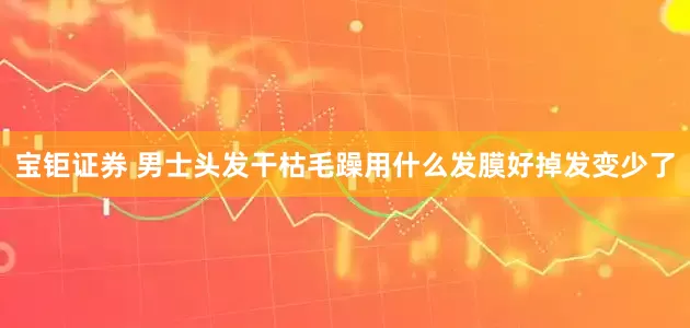 宝钜证券 男士头发干枯毛躁用什么发膜好掉发变少了